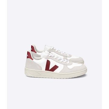 Αθλητικά Παπούτσια ανδρικα Veja V-10 B-MESH White/Red | GR 330XYU